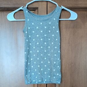 GAP Kids Light Gray Ribbed Tank
